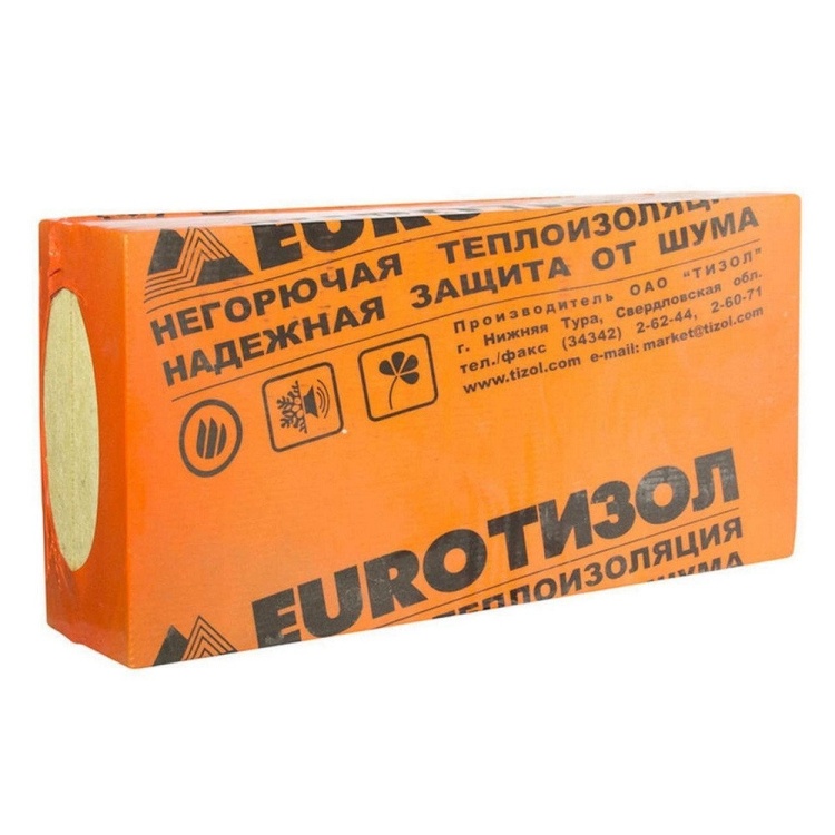 Утеплитель Тизол Евро-Универсал 130 1000х600х80 мм, 3 шт. уп