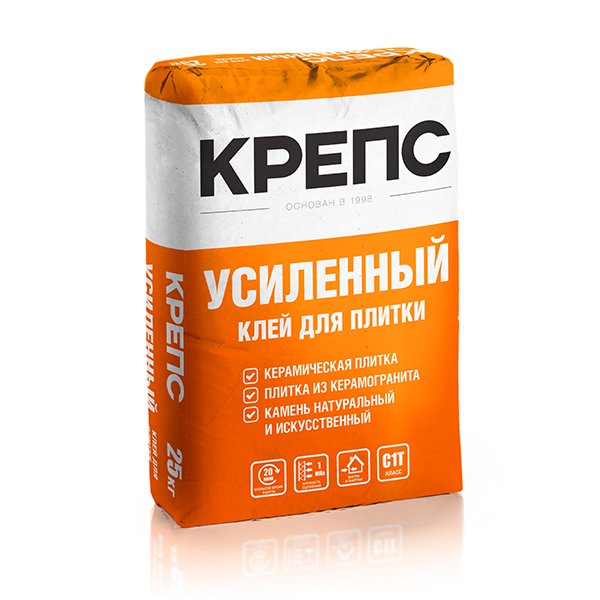 Клей для пилтки Крепс усиленный, 25кг
